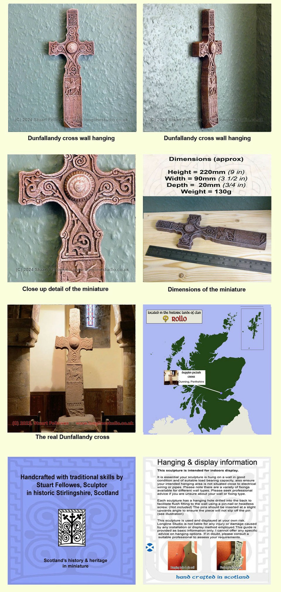 dupplin pictish cross, perthshire, stuart fellowes, longline studio